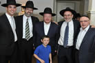 No Pidyon Haben do Filho de Mendy Rosenberg em Israel (fotos de Shlomo Goldfarb)
